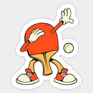 Im nice at ping pong Sticker